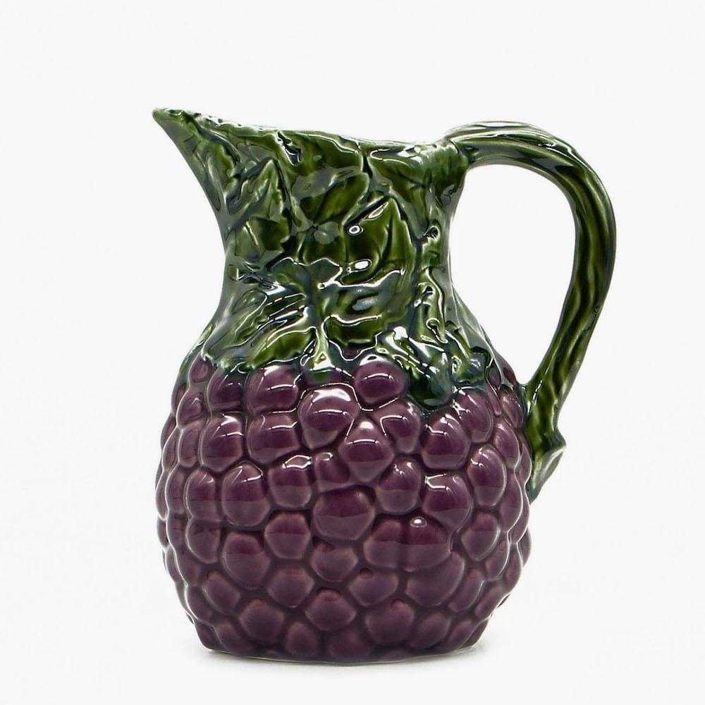 Carafe en céramique en forme de grappe de raisin Carafe en céramique "Uvas" - Mauve