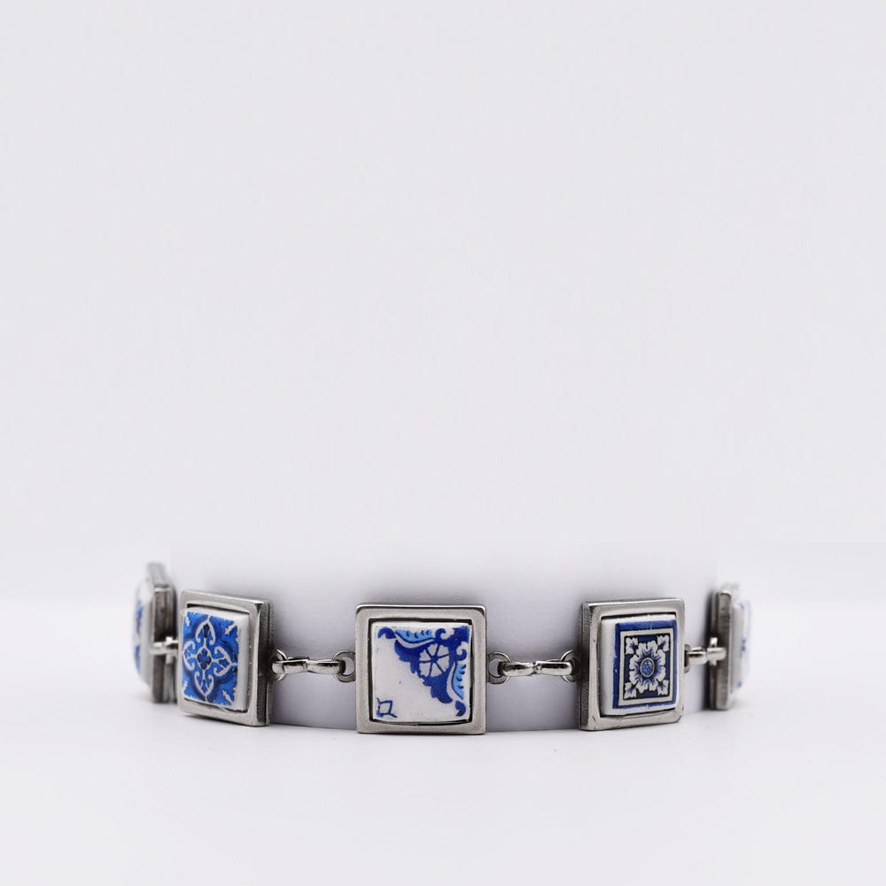 Boucles d'oreille aux motifs azulejos I Bijoux fantaisie portugais Bracelet "Azulejos"