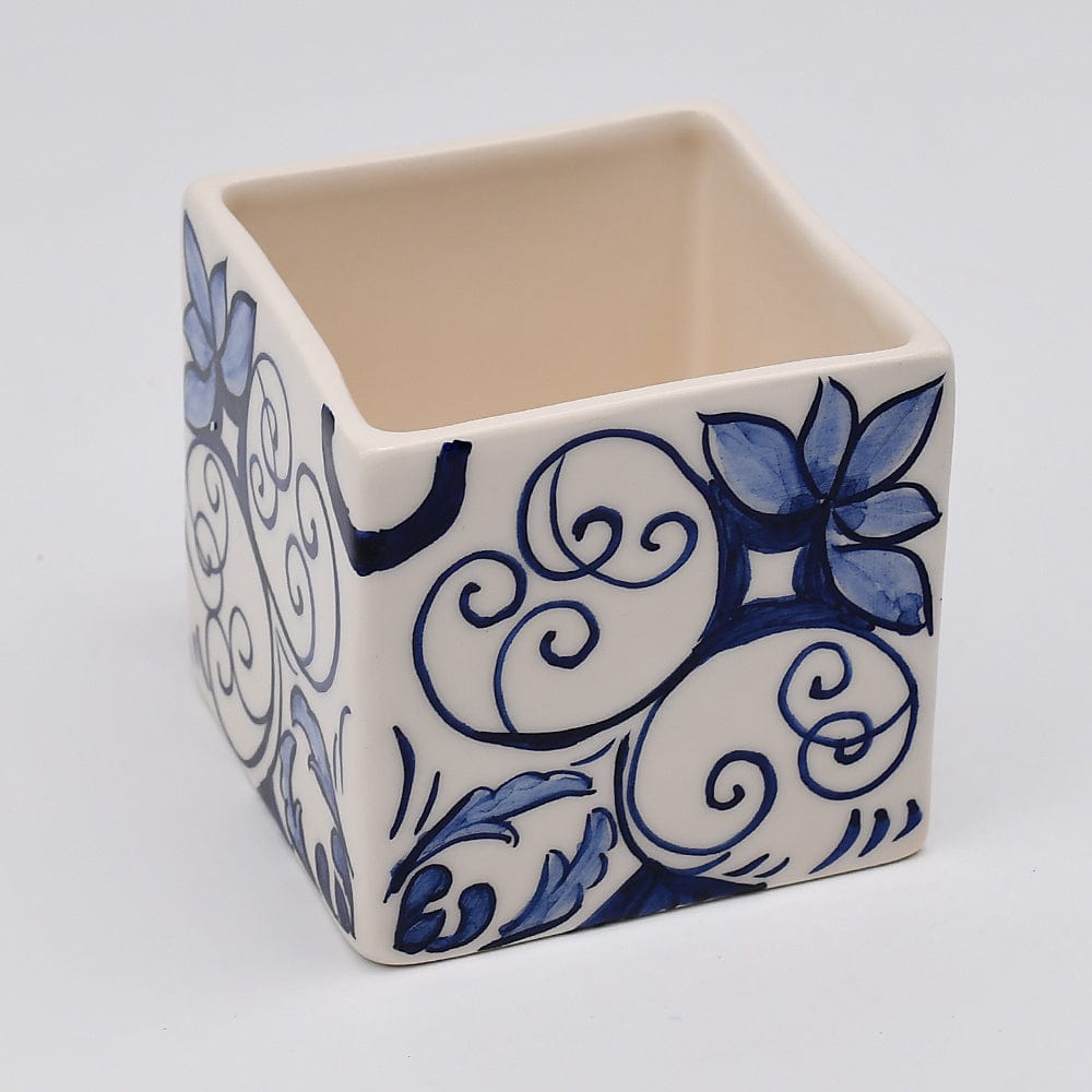 Cache pot en céramique "Azulejos" - 8cm Motif 3