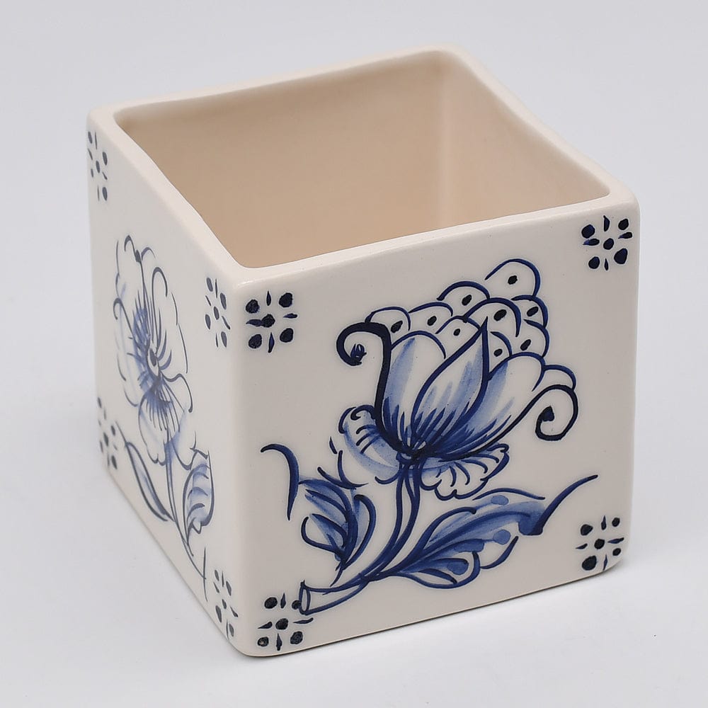 Cache pot en céramique "Azulejos" - 8cm Motif 4