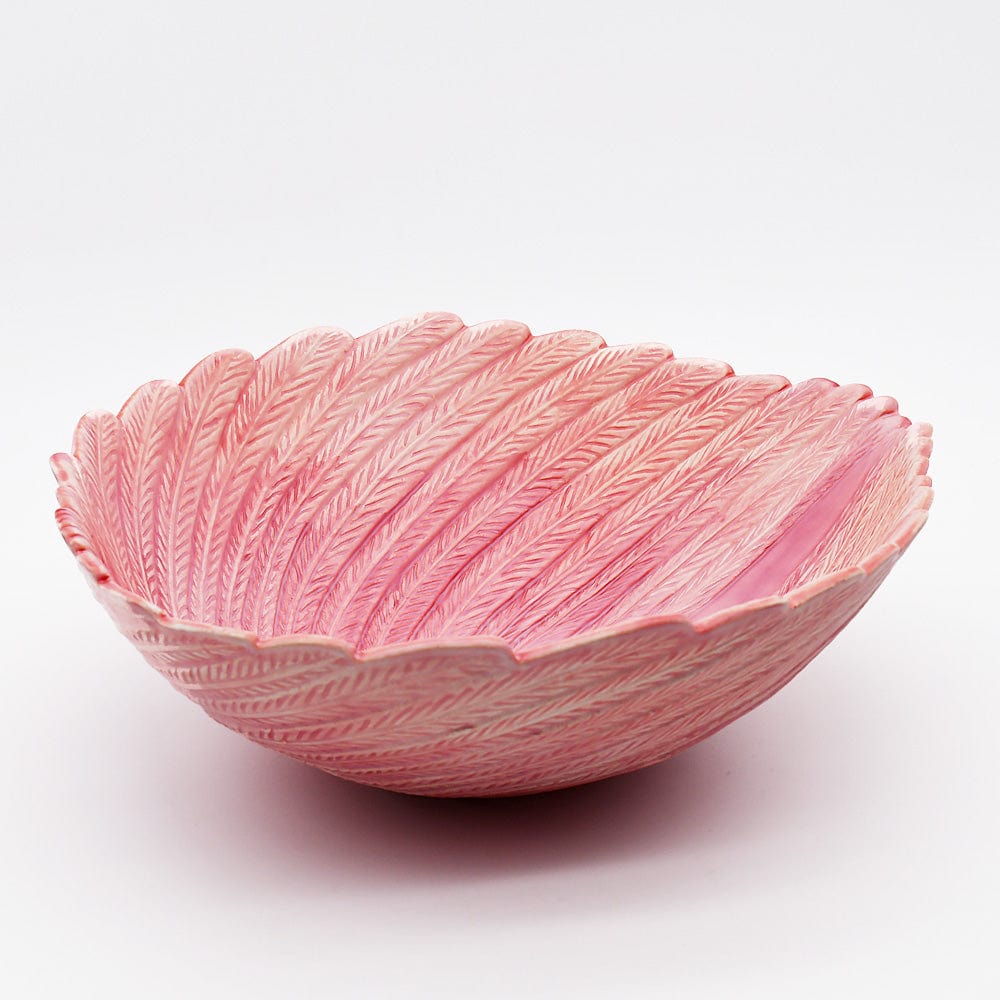 Coupe en céramique en forme de coquillage Coupe en céramique "Flamingo Rosa"