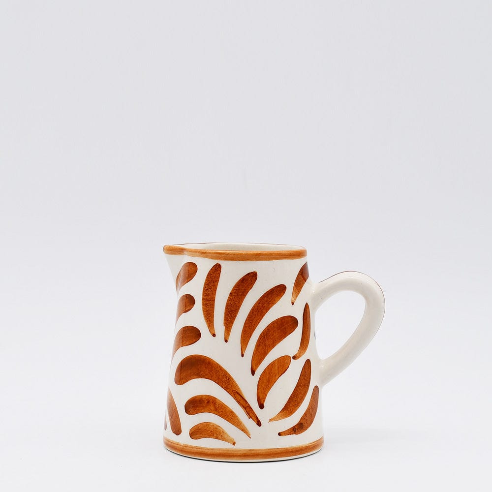 Coupe en céramique rouge en forme d'hippocampe Pot à lait en céramique "Andorinha" - Terracotta