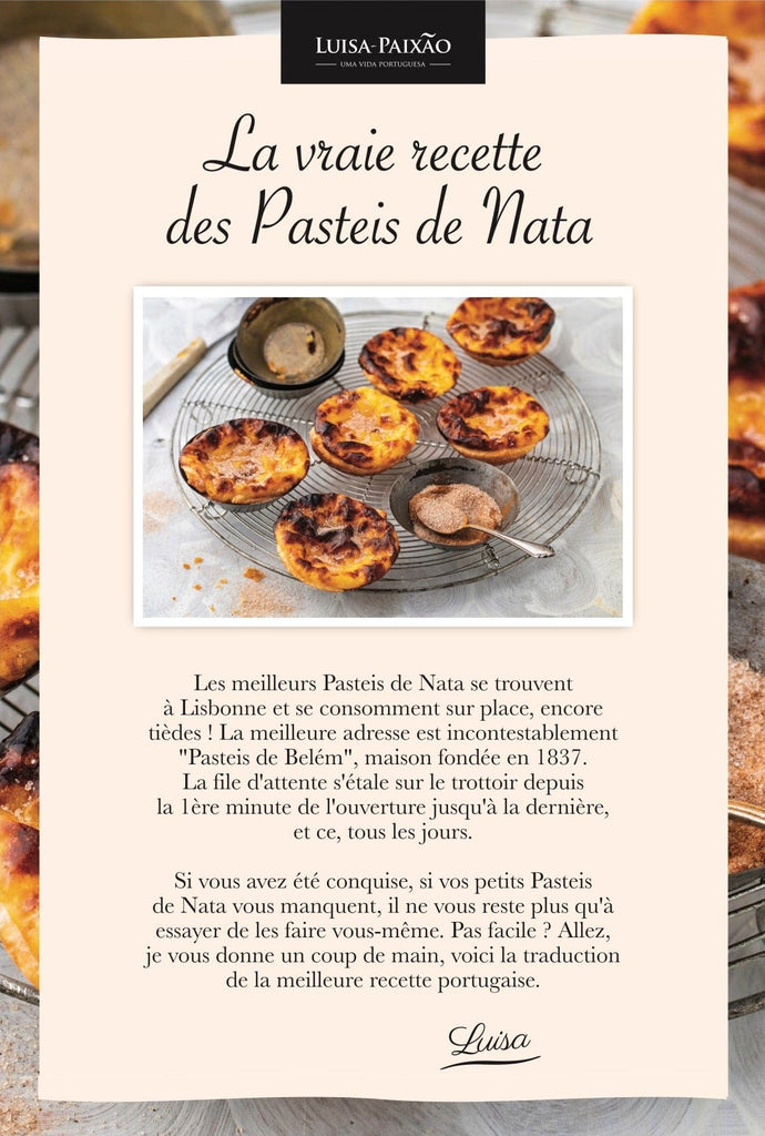 Recette des Pasteis de Nata I A télécharger gratuitement Recette des Pasteis de Nata