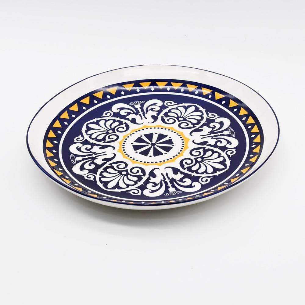 Assiette en céramique traditionnelle du Portugal 20cm Assiette en céramique "Tradicional" - 20 cm