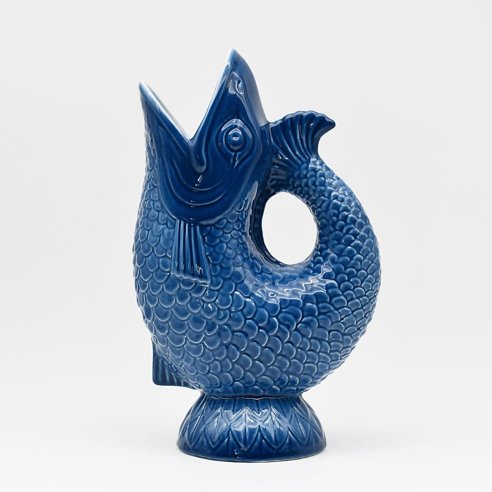 Carafe en céramique bleue en forme de poisson Carafe en céramique "Peixe" - Bleue