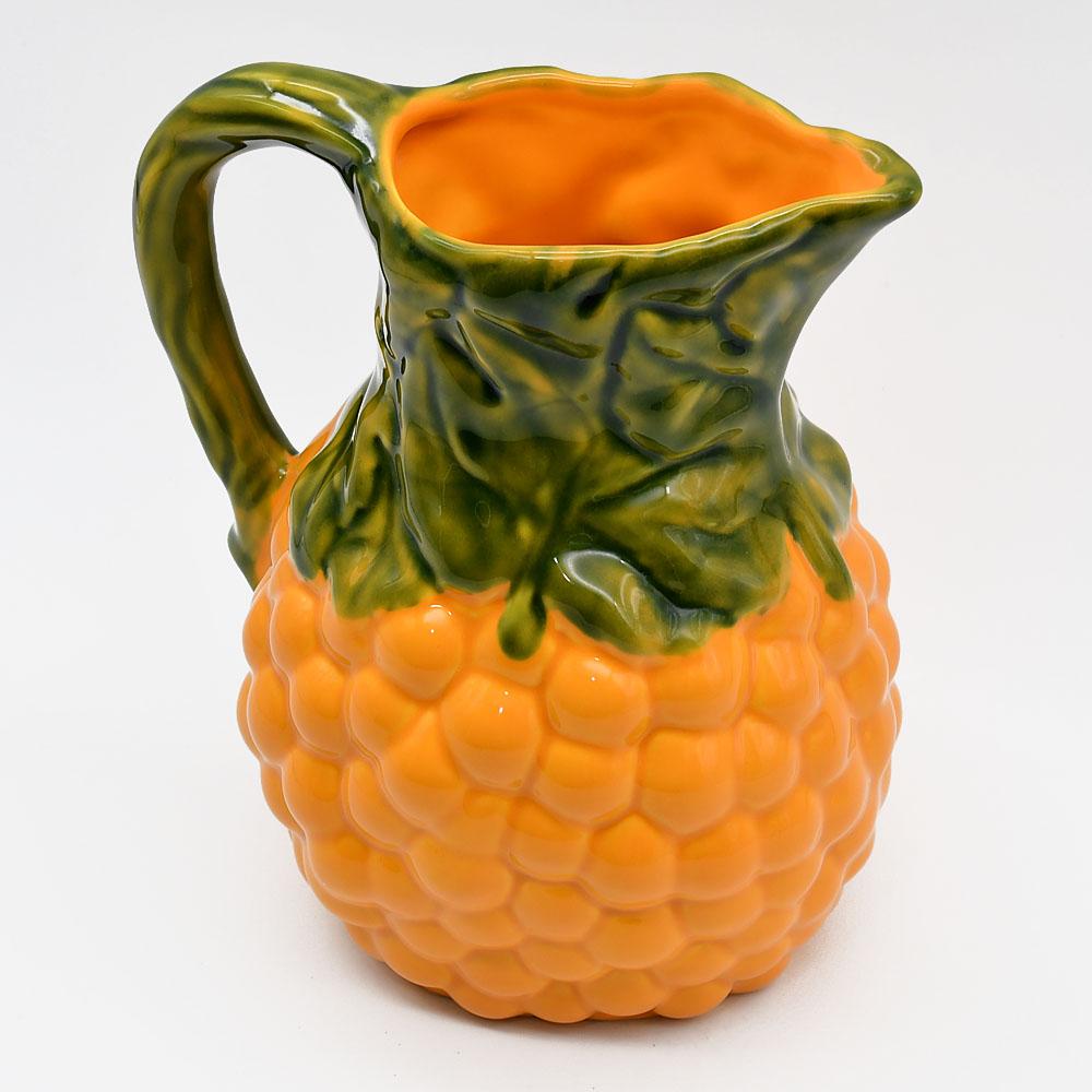 Carafe orange en céramique en forme de grappe de raisin Carafe en céramique "Uvas" - Orange
