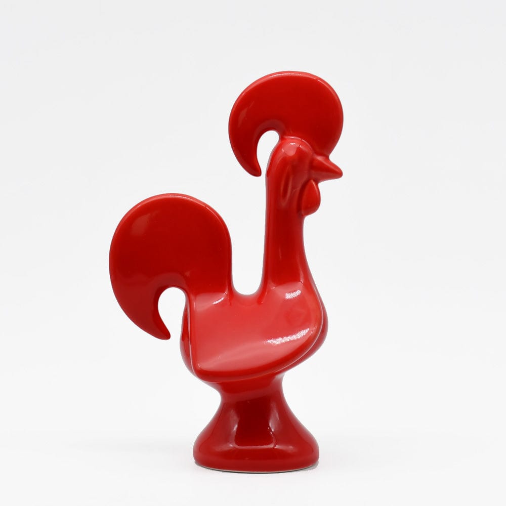 Coq portugais en céramique I Produit artisanal du Portugal #DRAFT Coq de Barcelos en céramique - Rouge