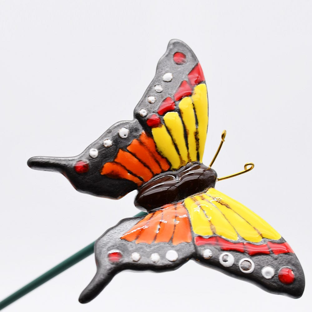 Coupe en céramique en forme de coquillage Fleurs en céramique Papillon 3
