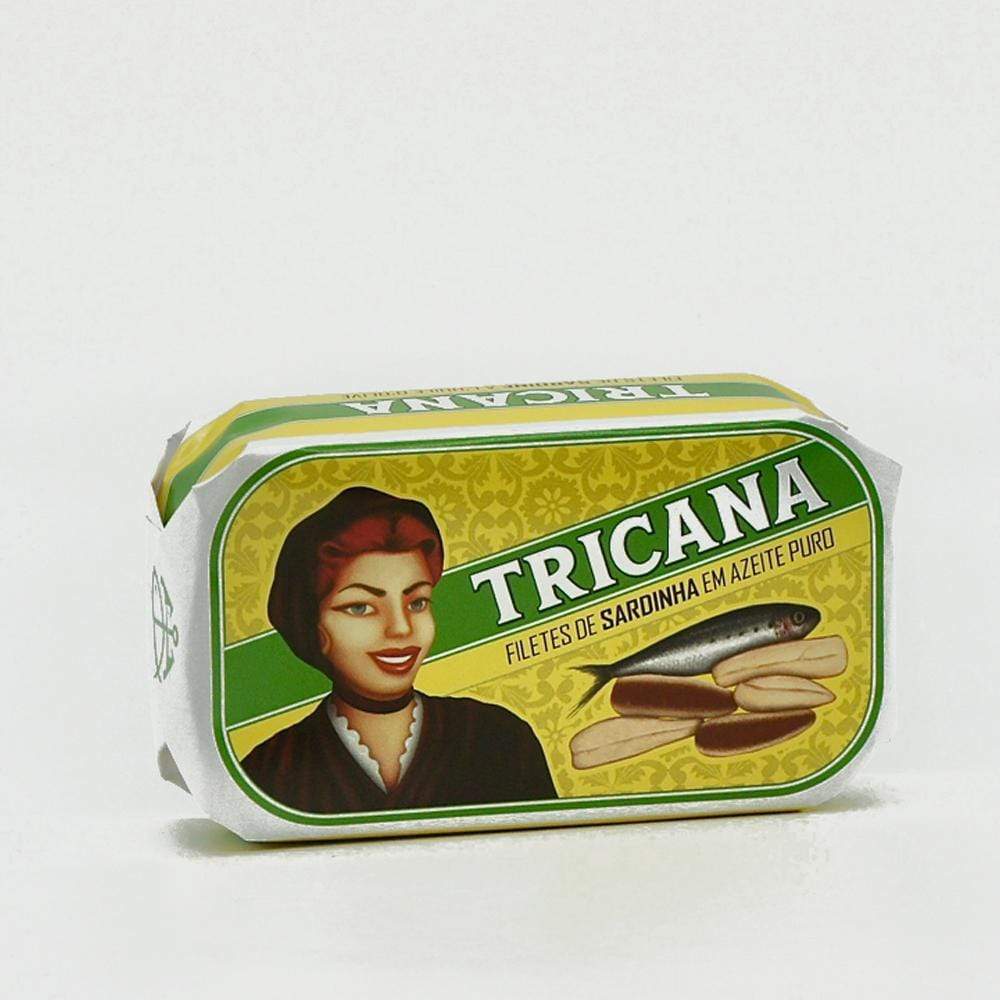 Filets de sardines à l'huile d'olive de la marque Tricana Filets de sardines à l'huile d'olive