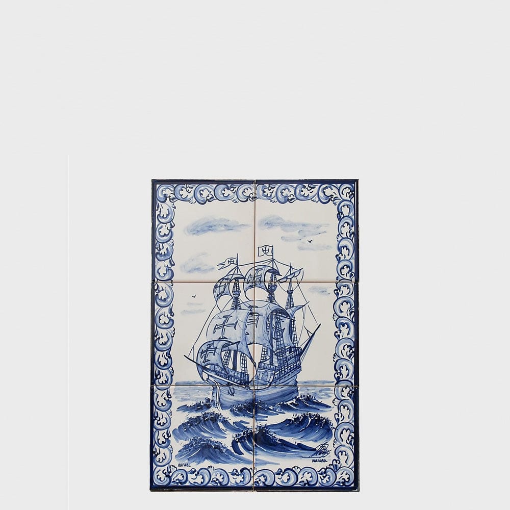 Fresque d'azulejos du portugal Fresque d'azulejos 45x30cm