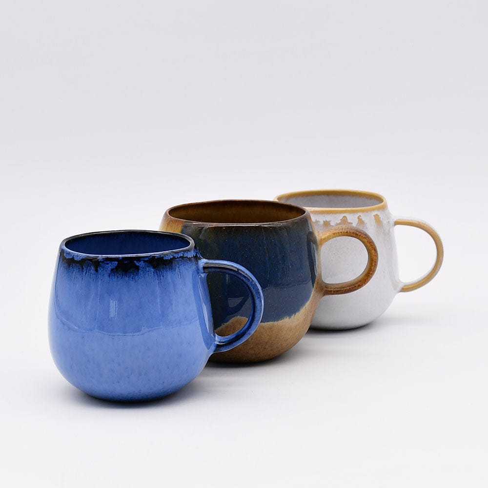 Mug en grès de la collection portugaise Amazonia Mug en grès "Amazonia" Bleu