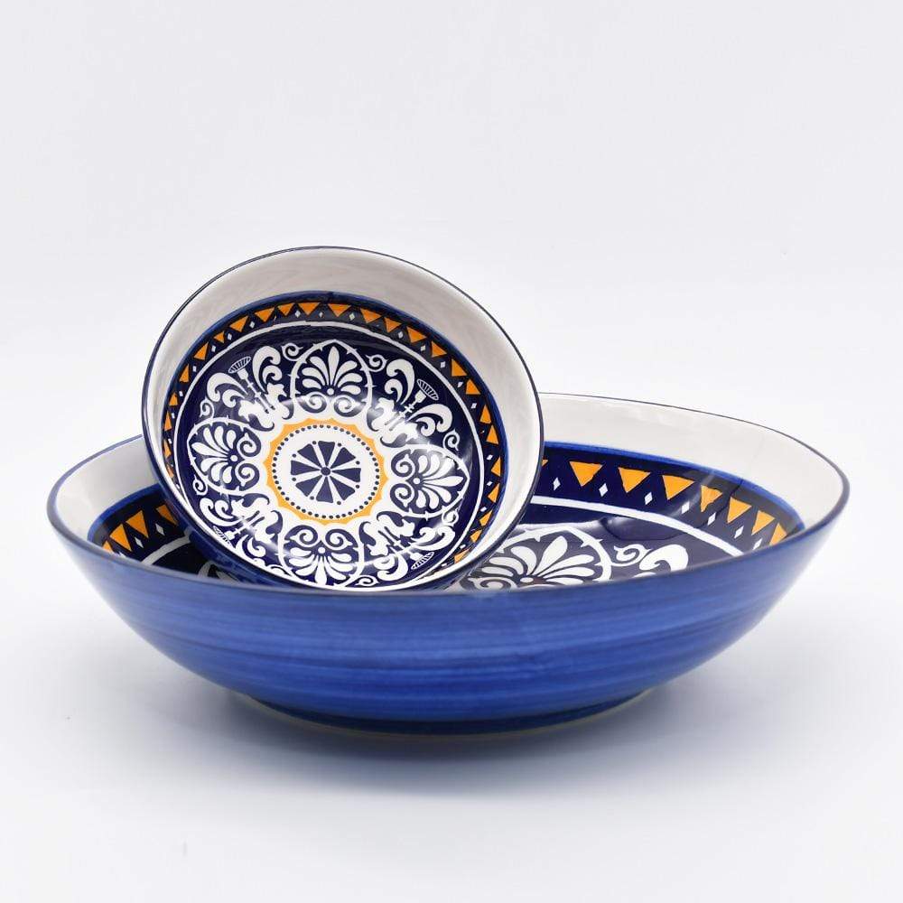 Plat en céramique traditionnel du Portugal 27cm Plat en céramique "Tradicional" - 25 cm