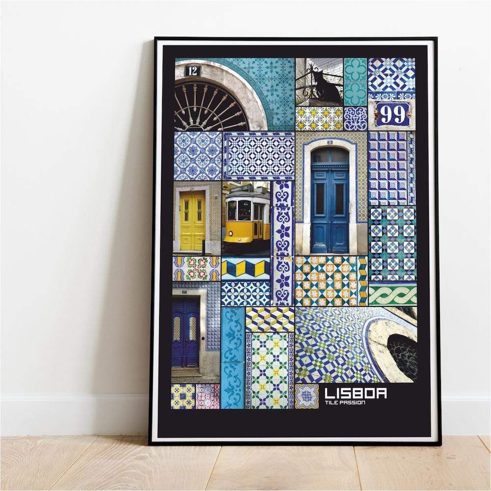 Poster sur les azulejos de Lisbonne I Affiches portugaises Affiche "Lisboa, Tile Passion"