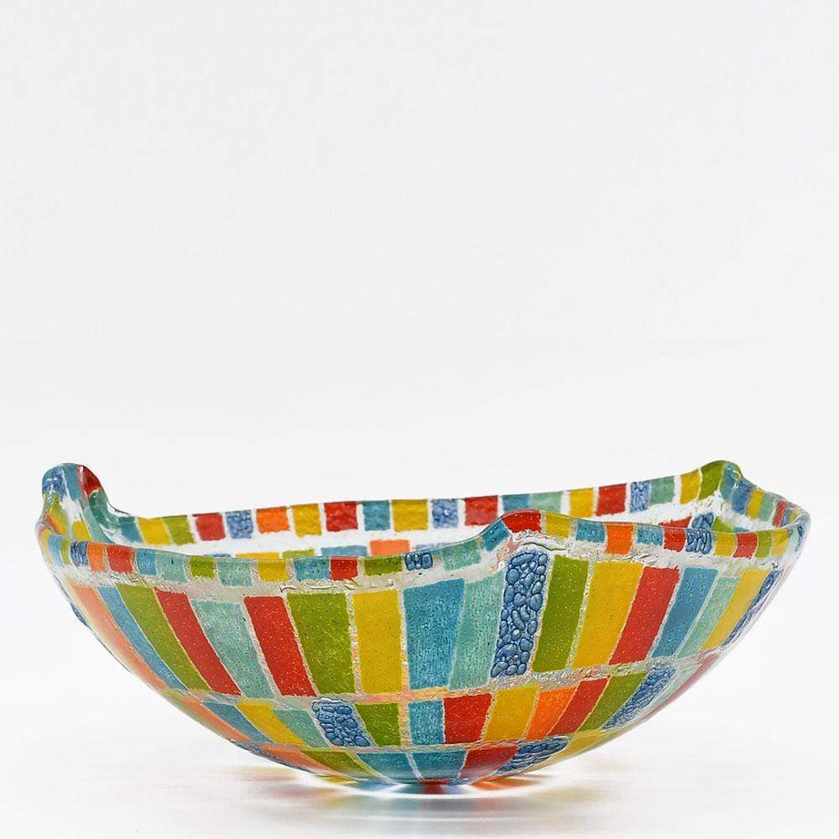Glass salad bowl I Portuguese handicraft – Luisa Paixao