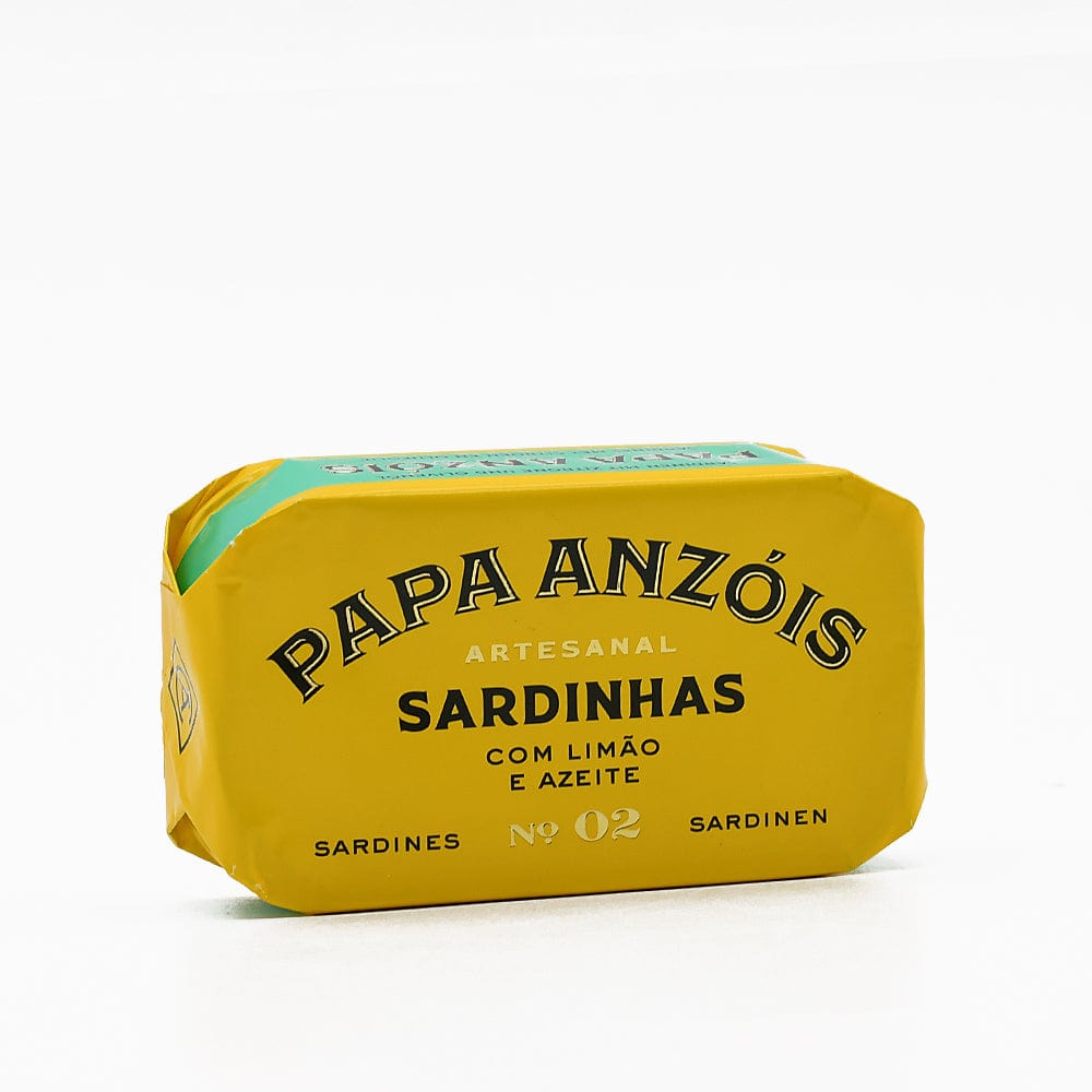 Sardines à l'huile d'olive biologique I Conserve portugaise Sardines à l'huile d'olive et au citron
