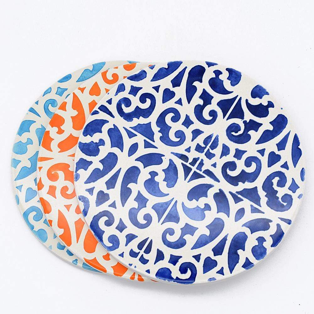 Sous plat en faïence Azulejo du Portugal bleu I Vente en ligne Dessous de plat en céramique et liège "Azulejos"