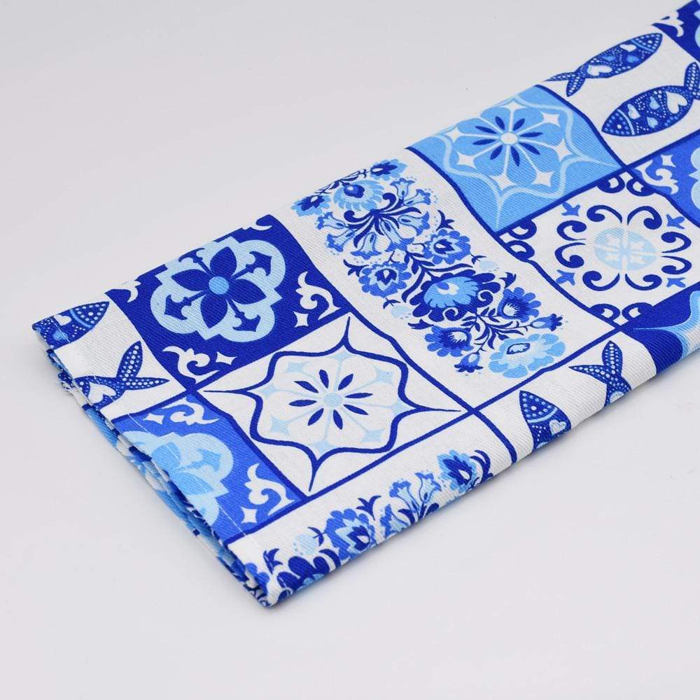 Torchon de cuisine portugais 100% coton avec motifs Azulejos Torchon de cuisine "Azulejos" Motif 6
