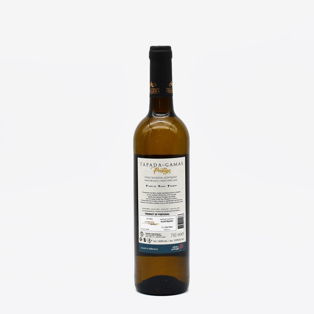Trinca bolotas I Vin rouge portugais de l'Alentejo Tapadas dos Gamas Prestige 2020 I Vin blanc de l'Alentejo - 75cl