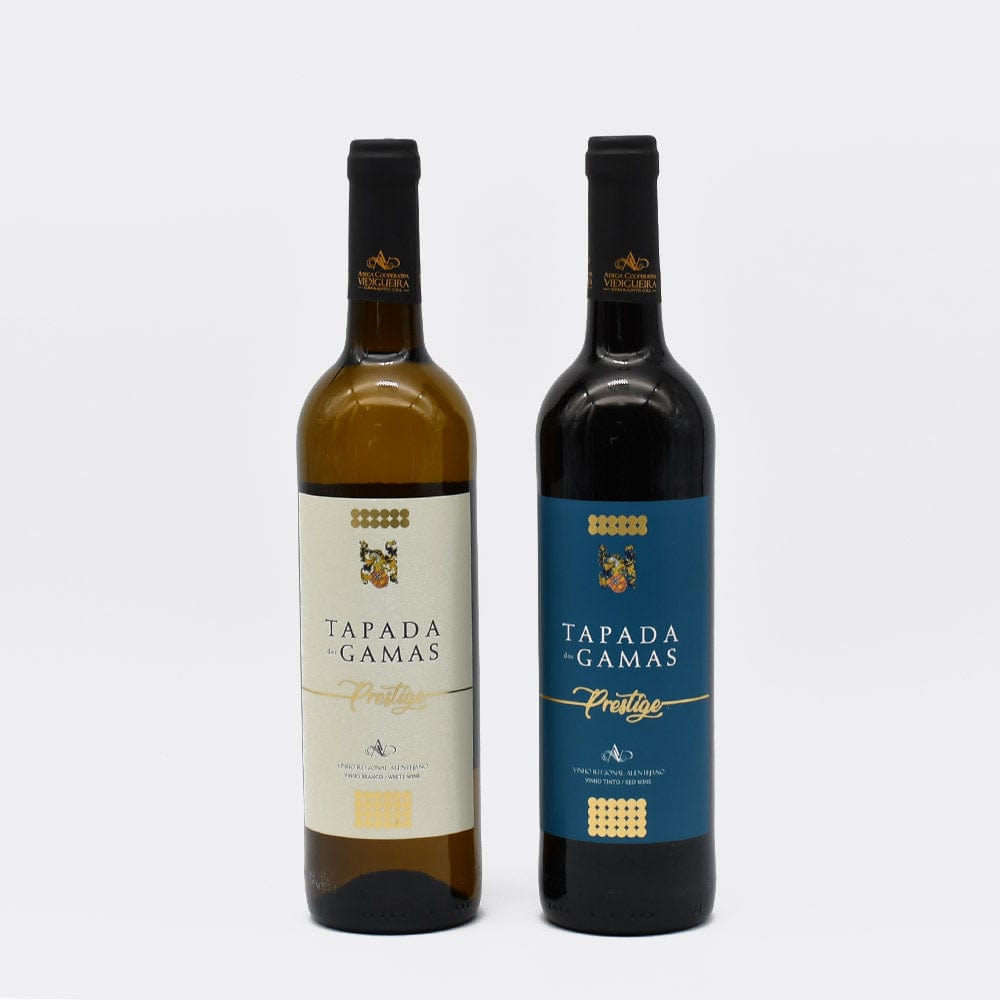 Trinca bolotas I Vin rouge portugais de l'Alentejo Tapadas dos Gamas Prestige 2020 I Vin blanc de l'Alentejo - 75cl