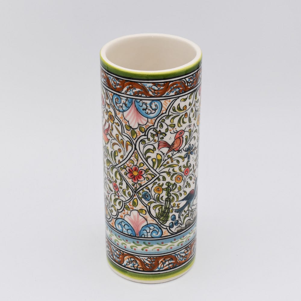 Vase cylindrique en céramique de Coimbra Vase en céramique de Coimbra